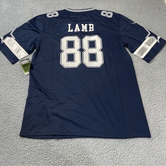 Dallas Cowboys CeeDee Lamb Jersey Blue Stitched Nike #88 NEW Mens Adult CD - Picture 6 of 16